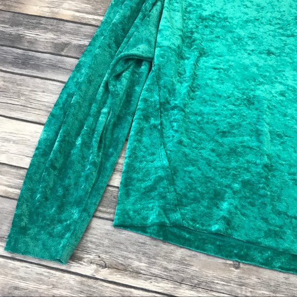 New Free People Milan Crushed Velvet Top - Picture 6 of 8